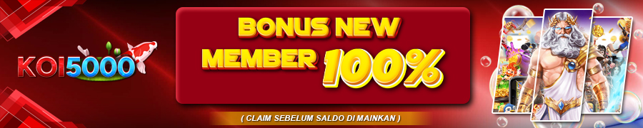 koi5000 bonus new member 100%